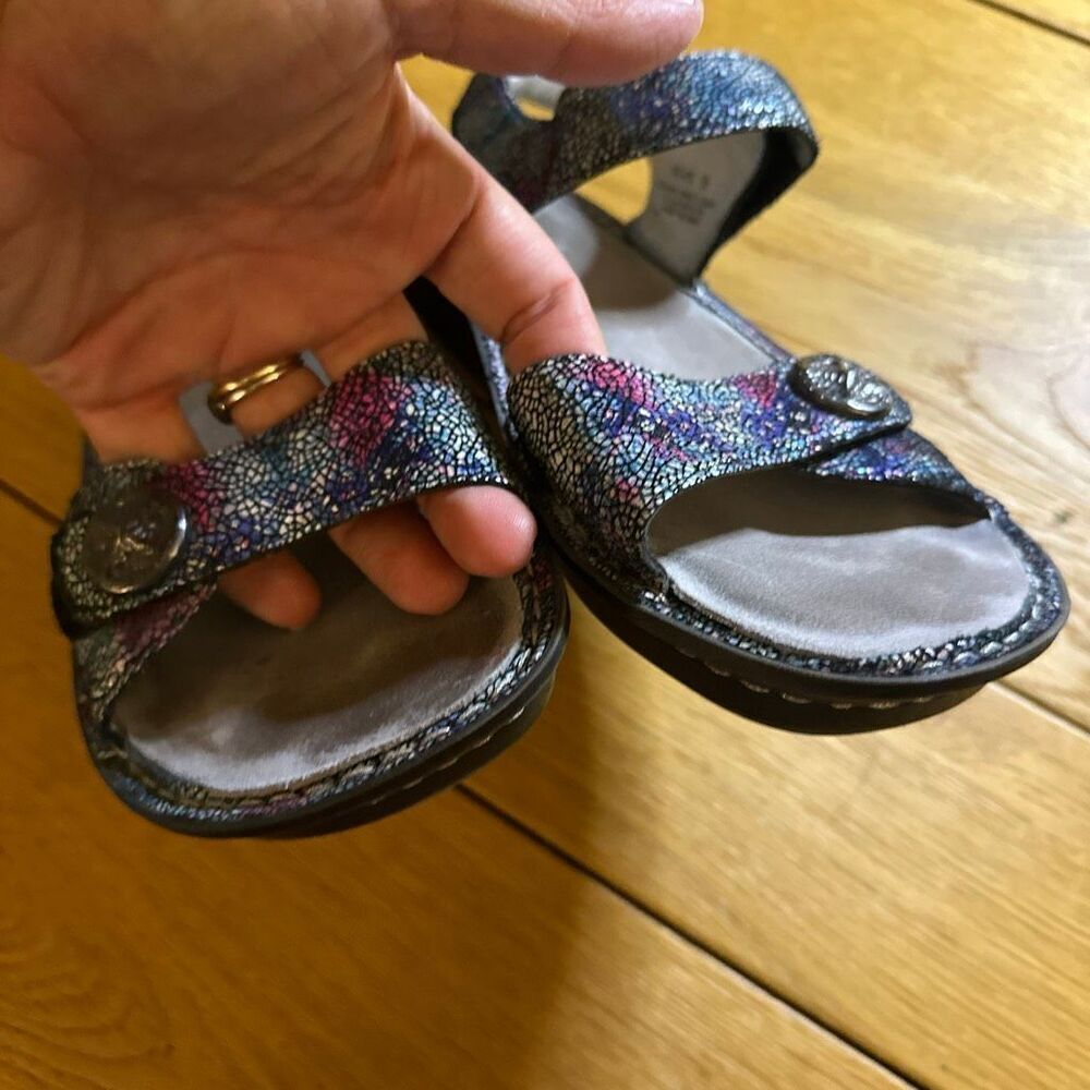 Algeria Vienna metallic sandals leather 39 (9) - Picture 6 of 6